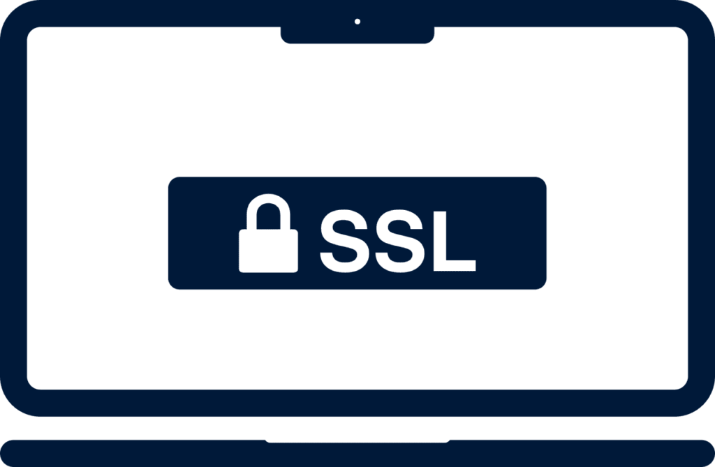 SSL secure connection illustration